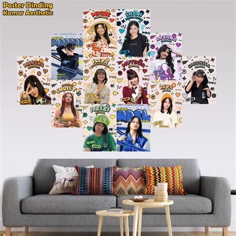 Poster Dinding Kamar Gambar JKT48 Edition Ukuran A6 A5 A4 Poster