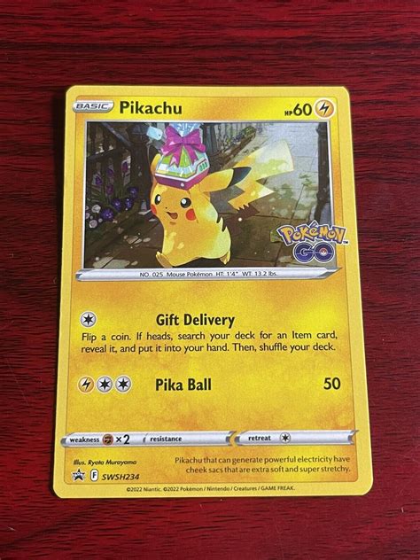 Pokémon TCG Pikachu SWSH Black Star Promos SWSH234 Holo Promo NM eBay