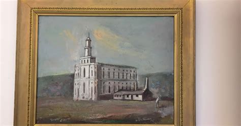 Edward Lloyd Parry Painting Of St George Temple In Dup Museum