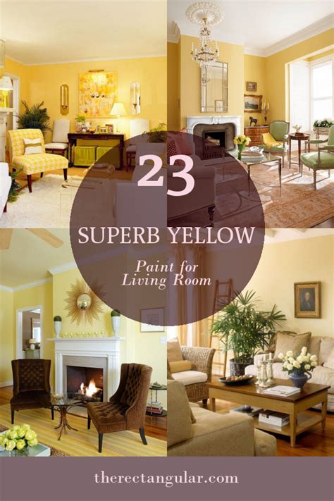 23 Superb Yellow Paint for Living Room - Home, Family, Style and Art Ideas