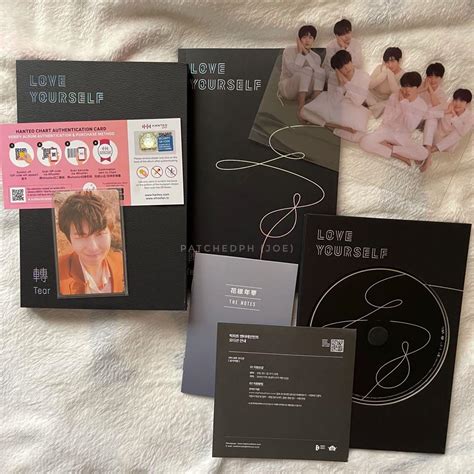 BTS Love Yourself LY TEAR Version R With Namjoon RM PC Photocard