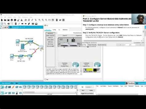 3 6 1 2 Packet Tracer Configure AAA Authentication On Cisco Routers