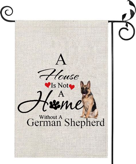 Amazon Pxtidy German Shepherd Garden Flag German Shepherd House