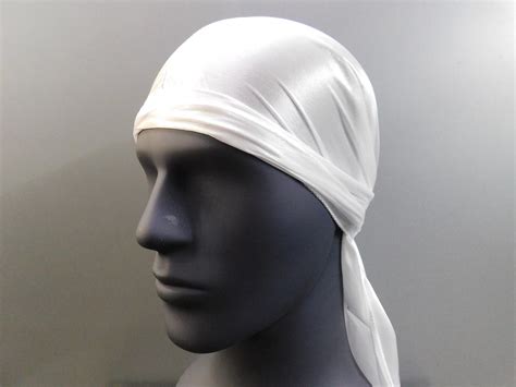 White Durag Superior Headwrap Hatman