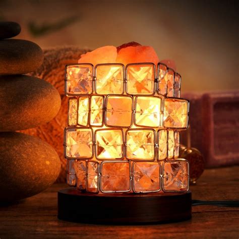 (VIDEO Review) OXA Himalayan Salt Lamp Natural Crystal Decor Rock lamp ...