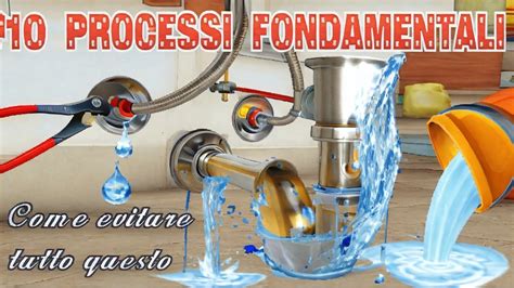 10 PROCESSI FONDAMENTALI DAL PUNTO DI VISTA IDRAULICO PIÙ UNO CHE NON