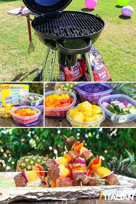 Grilled Hawaiian Beef Kabobs