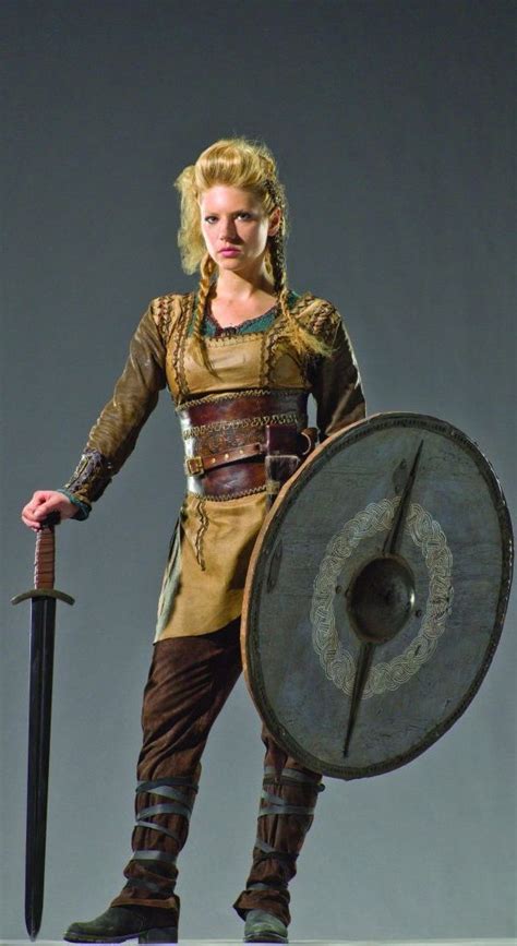 Lagertha A Shieldmaiden On Vikings Viking Costume Viking Woman