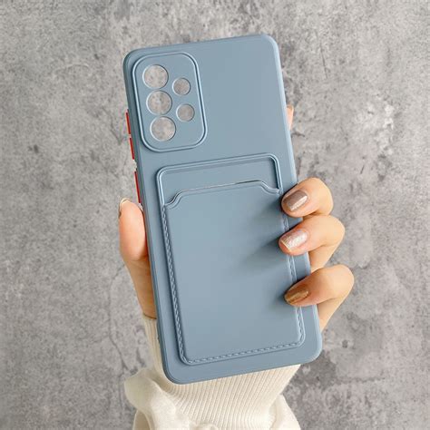 เคสโทรศัพท์มือถือ แบบนิ่ม มีช่องใส่บัตร สําหรับ Samsung Galaxy A51 A31