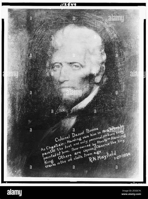 Daniel Boone Portrait Hi Res Stock Photography And Images Alamy