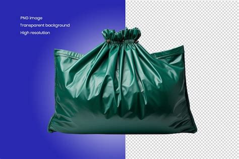 Una Bolsa De Basura Verde Ecol Gica Archivo Psd Premium