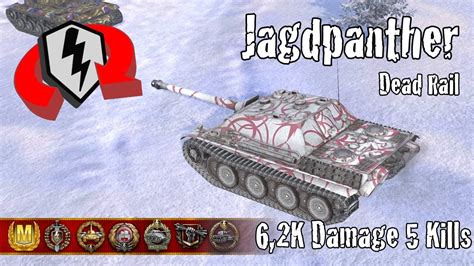 Jagdpanther 6 2K Damage 5 Kills WoT Blitz Replays YouTube