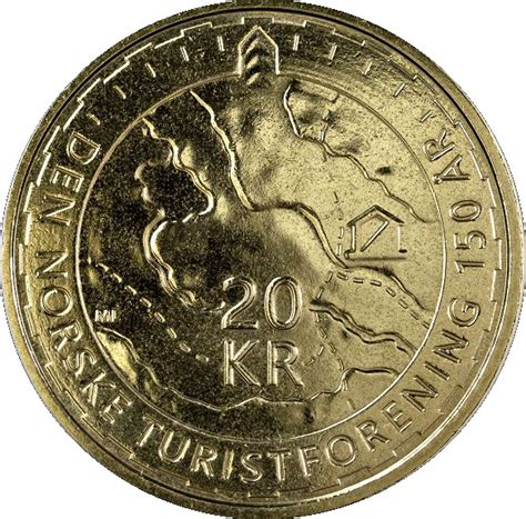 20 Kroner Harald V 150th Anniversary Of DNT Norway Numista