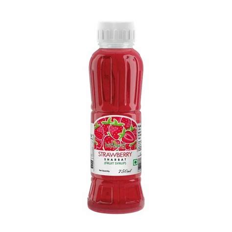 RED HITKARY STRAWBERRY SHARBAT SYRUP 750 ML Liquid Packaging Type