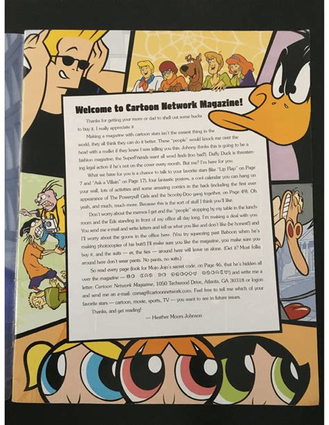 Cartoon Network Magazine Images Celebrities Classic Rcartoonnetwork