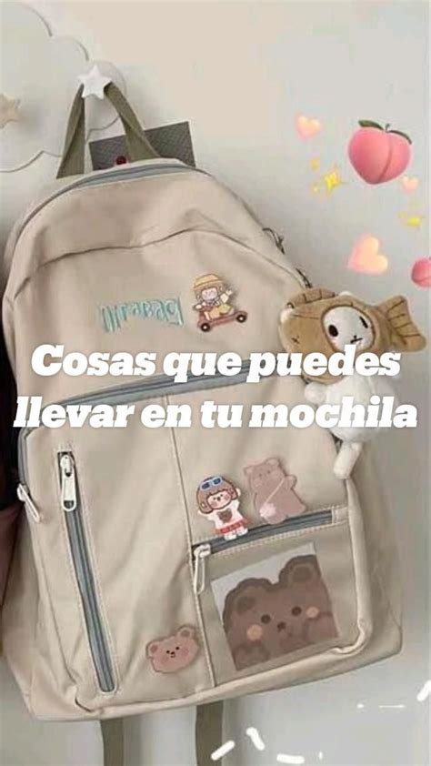 Cosas Que Puedes Llevar En Tu Mochila Mochilas Para La Escuela