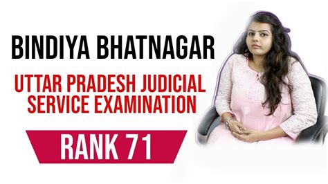 UP PCS J 2018 Strategy To Crack UP Judicial Exam By Bindiya Bhatnagar