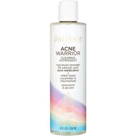 Pacifica Acne Warrior Clearing Astringent Ingredients