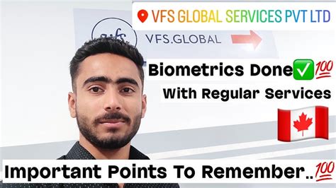 Gave My Biometrics For Sept Intake 2023 Canada VFS Global Canada