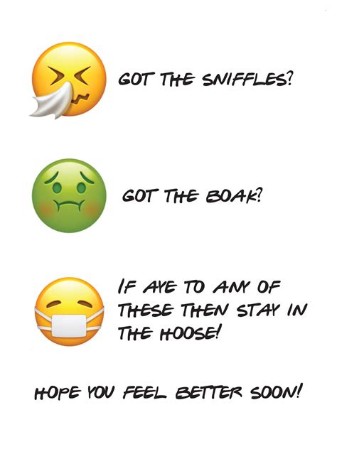 Get Well Emoji — Brave Scottish Gifts