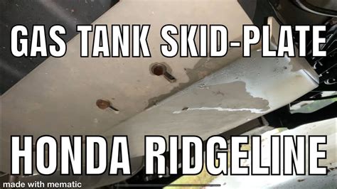 Honda Ridgeline Gas Tank Skid Plate Is Here And Ready To Ship For