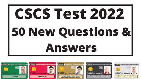 Cscs Test 2022 50 New Qanda Citb Health And Safety Test Cscs Test Revision 2022 Cscs Card