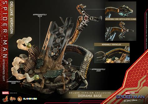 Hot Toys MMS Spider Man No Way Home Th Scale Spider Man Integrated Suit