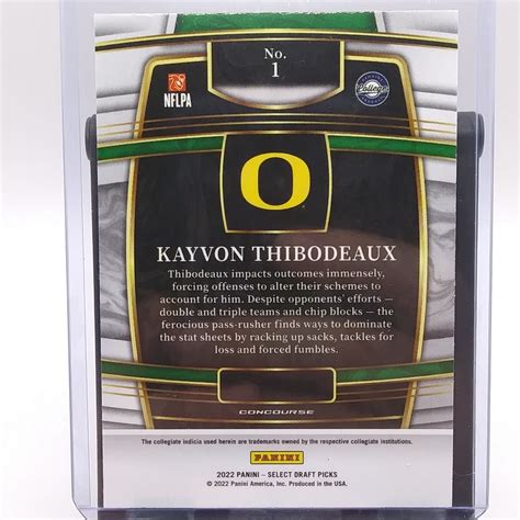 Panini Select Draft Picks Blue Kayvon Thibodeaux Concourse