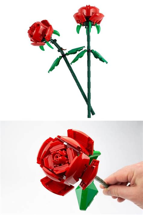 LEGO Roses | Lego, Rose, Beautiful red roses