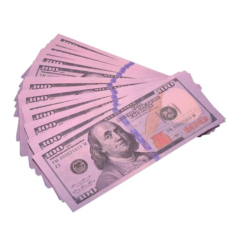 Pink Money Bills Money Gun Bundle Pink New Series 100 Etsy