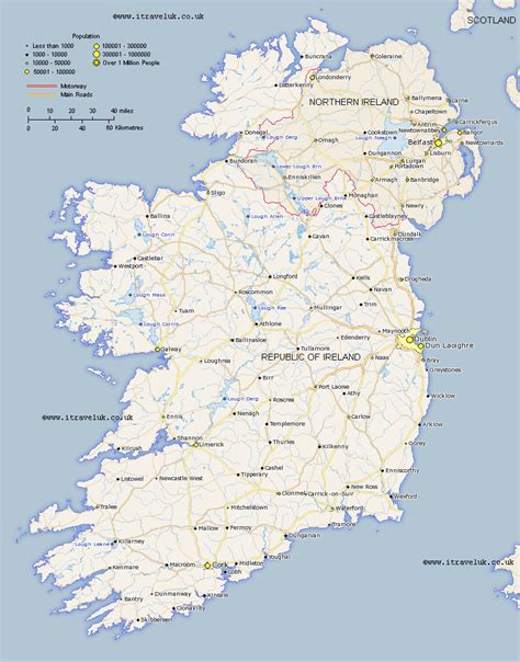 lamont beagle: Road Map of Northern Ireland