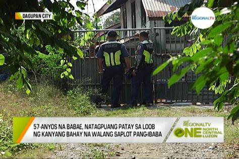 One North Central Luzon Babae Natagpuang Patay Sa Kanyang Bahay