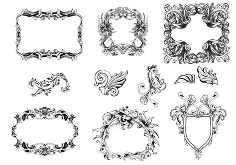 Victorian Frames Vector Pack Download Free Vector Art Stock Graphics And Images