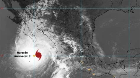 Huracán Norma se intensifica de nuevo a categoría 3 Uniradio Informa