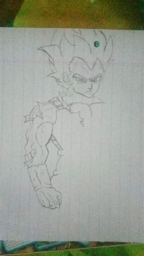 Como Les Dije En Otra Ocacion Me Tenia Preparado El Dibujo De Vegeta