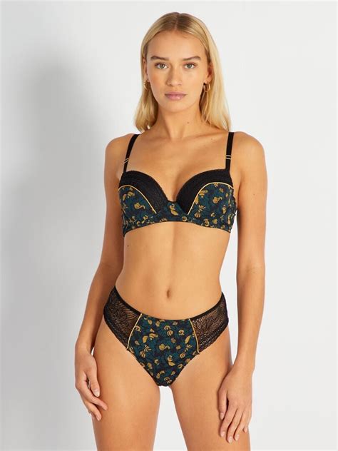 Culotte Estampado Envie De Lingerie NEGRO Kiabi 9 00