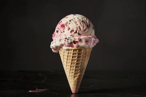 Ice Cream Cone Joy Premium Ai Generated Image