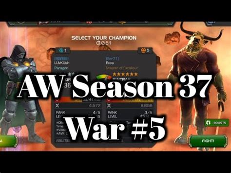 Mcoc AW Season 37 War 5 Mcoc AW Rintrah Mini Mcoc Ishvalangaming