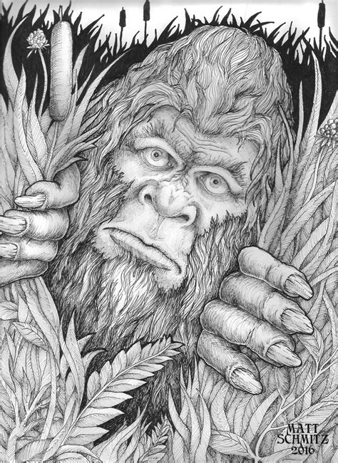 My Latest Drawing Isbigfoot