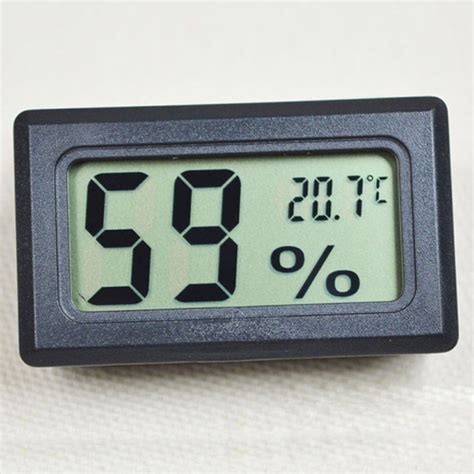 Industry Park Mini Digital Lcd Indoor Temperature Humidity Meter