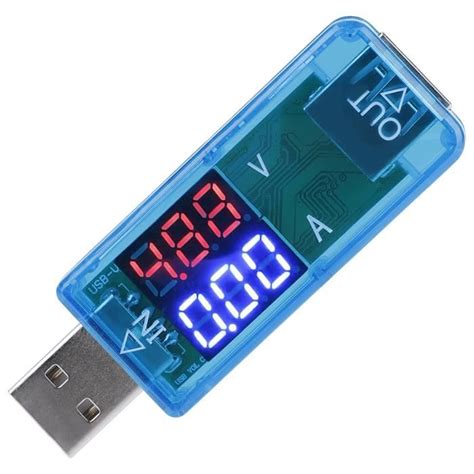 Compteur USB Voltmètre LCD couleur USB ampèremètre multimètre