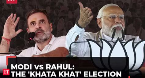 The Rise Of Khata Khat In The 2024 Elections Modi Vs Rahul Gandhi