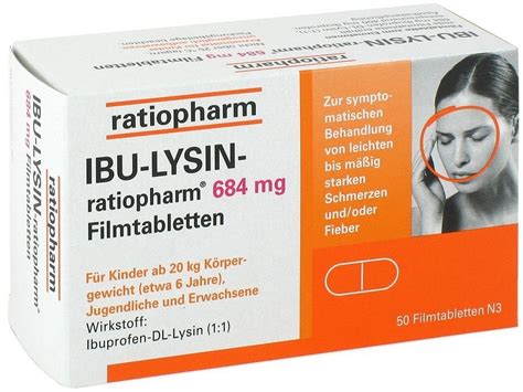 Ibu Lysin Mg Filmtabletten Stk Ab Preisvergleich Bei