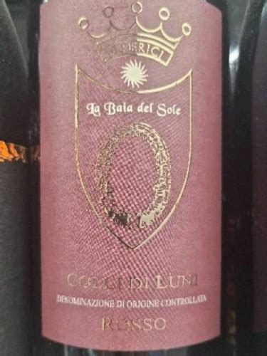 Federici La Baia Del Sole Colli Di Luni Rosso Vivino Us