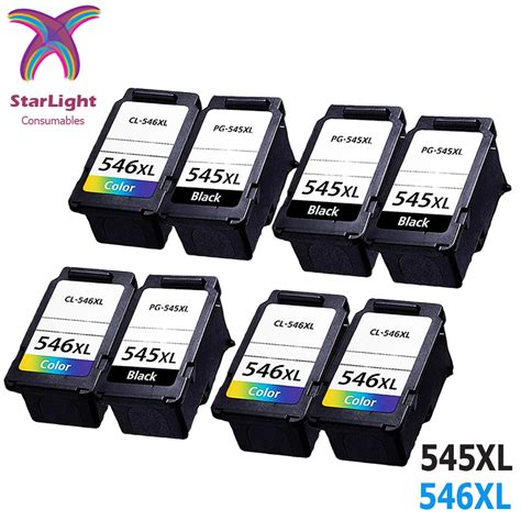 Ink Cartridge 545 546xl For Canon Pixma Ip2800 Mg2400 Mg2455 Lot Ebay