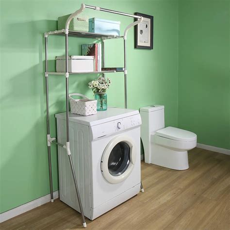 Hershii Tier Over Washing Machine Storage Shelving Unit Bathroom