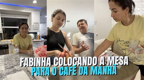 Live Café da manhã na casa da Fabia Lopes fabialopes YouTube