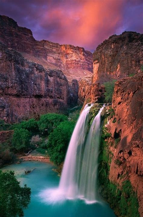 Havasu Falls Grand Canyon Arizona Photo Via Stephanie Beau