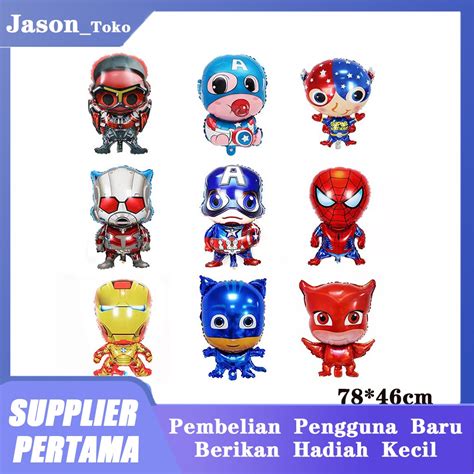 Jual Ballon Kartun Foil Karakter Cartoon Cute Balon Balon Huruf Balon