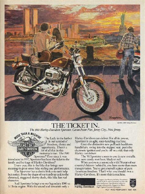 Harley Davidson Magazine Ads From 1980s